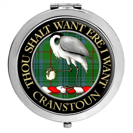 Cranstoun Scottish Clan Crest Compact Mirror