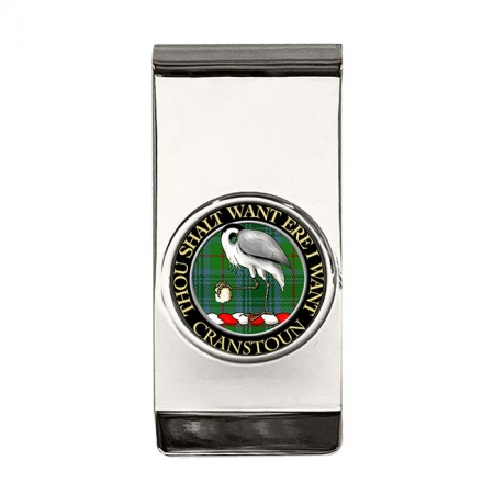 Cranstoun Scottish Clan Crest Money Clip