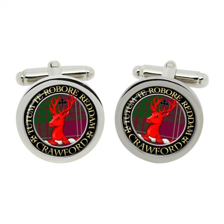 Crawford Scottish Clan Crest Cufflinks