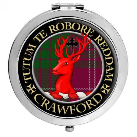 Crawford Scottish Clan Crest Compact Mirror