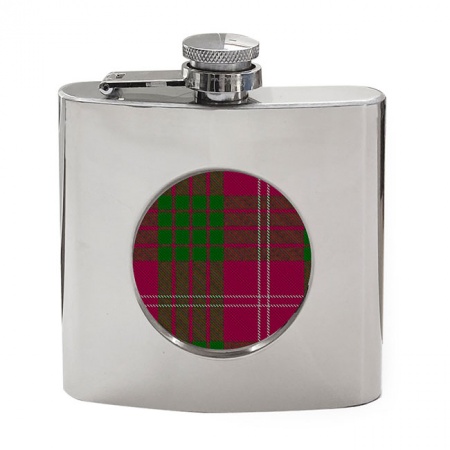 Crawford Scottish Tartan Hip Flask