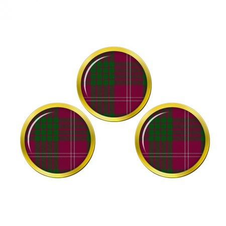 Crawford Scottish Tartan Golf Ball Markers