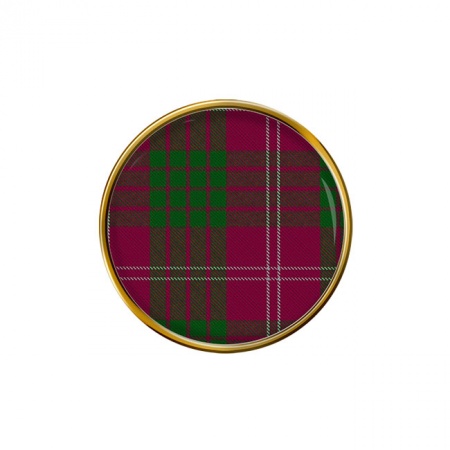 Crawford Scottish Tartan Pin Badge