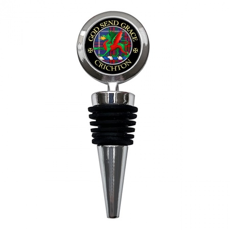 Crichton Scottish Clan Crest Bottle Stopper