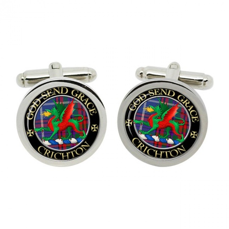 Crichton Scottish Clan Crest Cufflinks