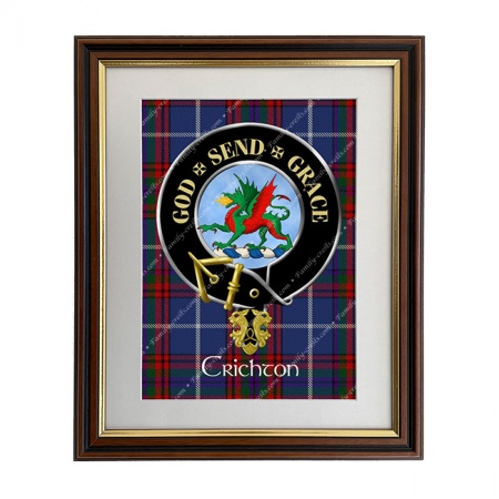 Crichton Scottish Clan Crest Framed Print