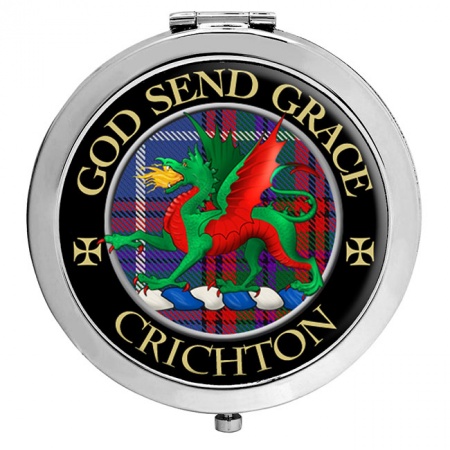 Crichton Scottish Clan Crest Compact Mirror