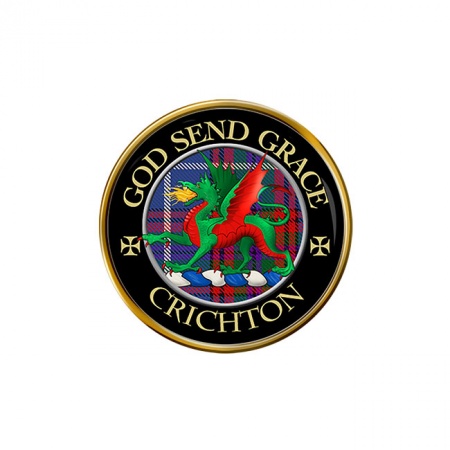 Crichton Scottish Clan Crest Pin Badge