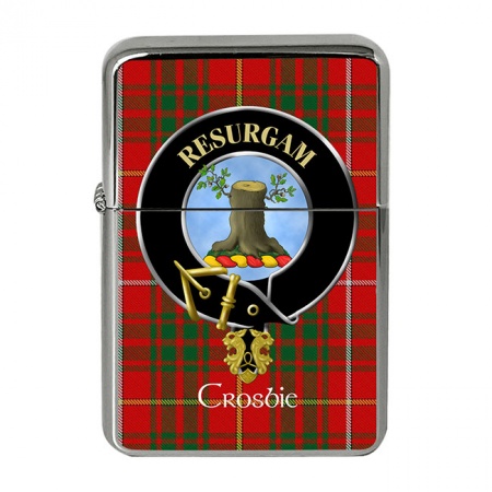 Crosbie Scottish Clan Crest Flip Top Lighter