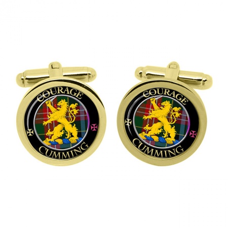 Cumming Scottish Clan Crest Cufflinks