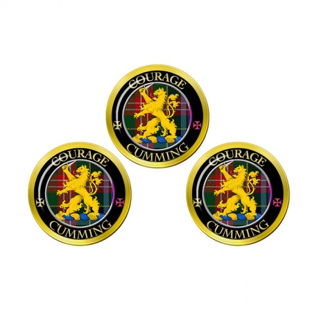 Cumming Scottish Clan Crest Golf Ball Markers