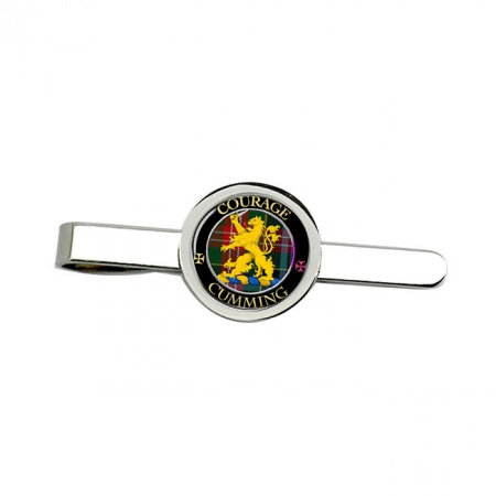 Cumming Scottish Clan Crest Tie Clip