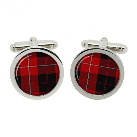 Cunningham Scottish Tartan Cufflinks in Box