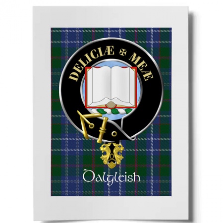 Dalgleish Scottish Clan Crest Ready to Frame Print