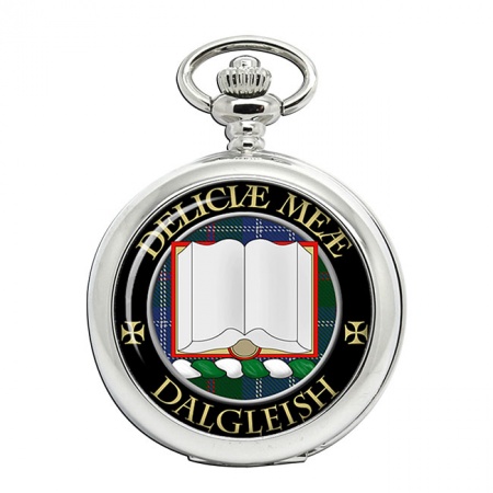 Dalgleish Scottish Clan Crest Pocket Watch