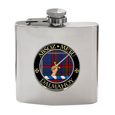 Dalmahoy Scottish Clan Crest Hip Flask