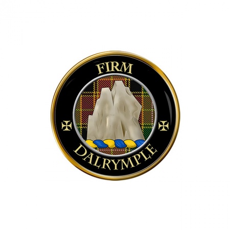 Dalrymple Scottish Clan Crest Pin Badge