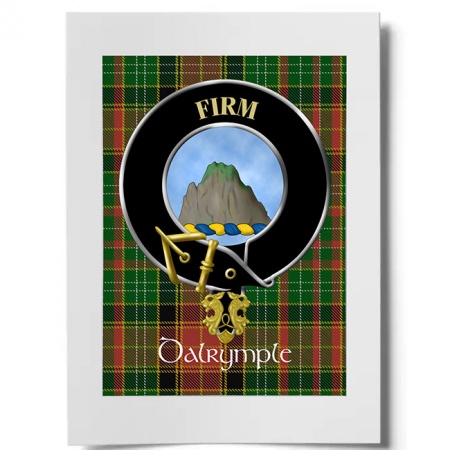 Dalrymple Scottish Clan Crest Ready to Frame Print