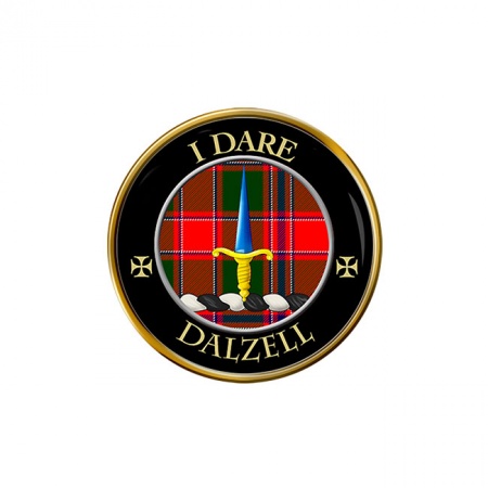 Dalzell Scottish Clan Crest Pin Badge
