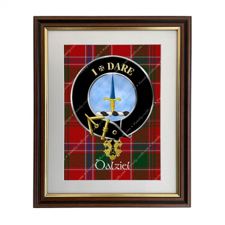 Dalziel Scottish Clan Crest Framed Print