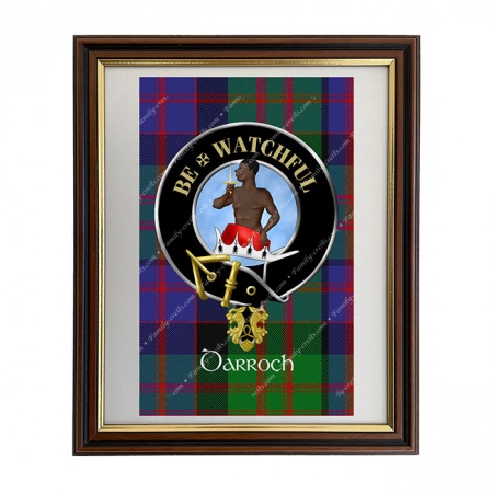 Darroch Scottish Clan Crest Framed Print