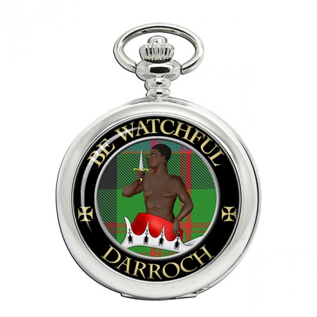 Darroch Scottish Clan Crest Pocket Watch