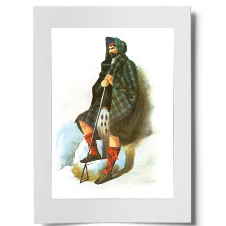 Davidson Scottish Clansman Ready to Frame Print