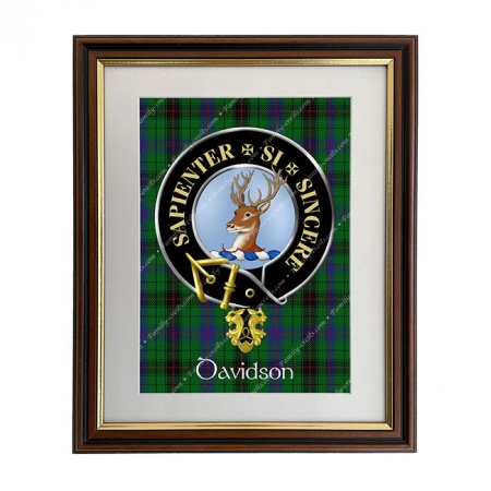 Davidson Scottish Clan Crest Framed Print