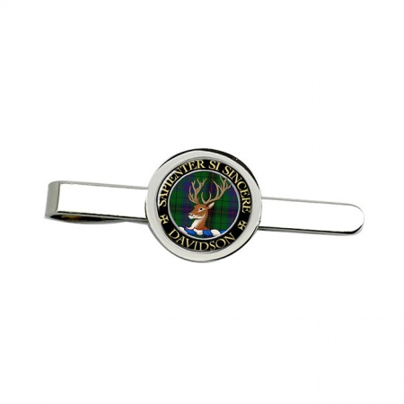 Davidson Scottish Clan Crest Tie Clip