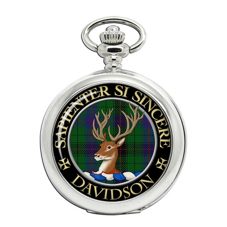 Davidson Scottish Clan Crest Pocket Watch