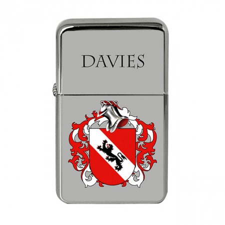Davies (Wales) Coat of Arms Flip Top Lighter