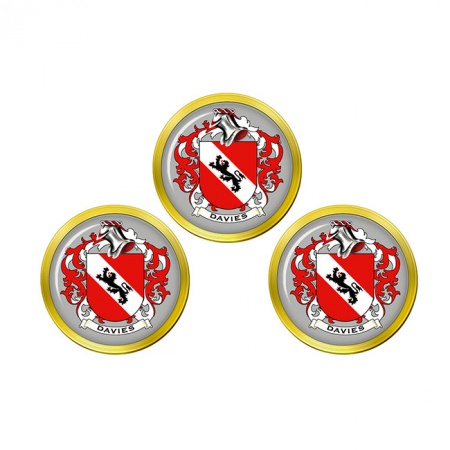 Davies (Wales) Coat of Arms Golf Ball Markers