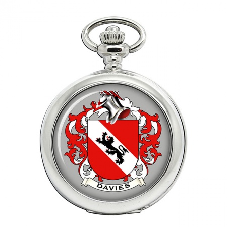 Davies (Wales) Coat of Arms Pocket Watch