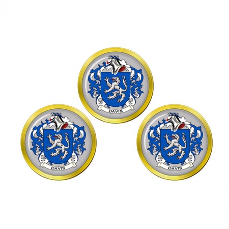 Davis (England) Coat of Arms Golf Ball Markers