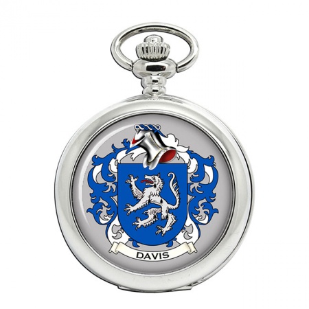 Davis (England) Coat of Arms Pocket Watch