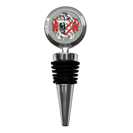 de Boer (Netherlands) Coat of Arms Bottle Stopper