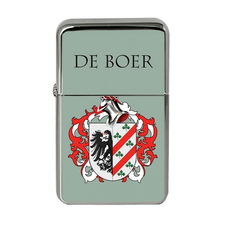 de Boer (Netherlands) Coat of Arms Flip Top Lighter