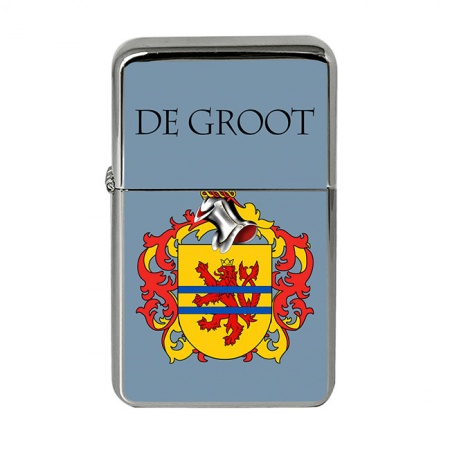 de Groot (Netherlands) Coat of Arms Flip Top Lighter