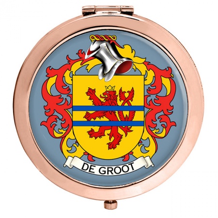 de Groot (Netherlands) Coat of Arms Compact Mirror
