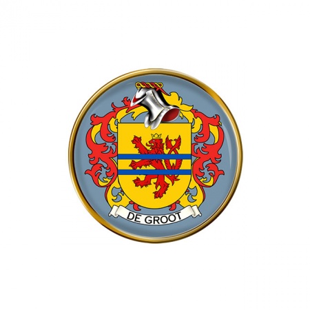 de Groot (Netherlands) Coat of Arms Pin Badge