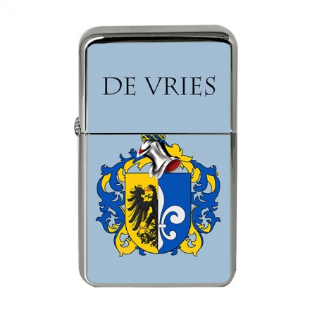 de Vries (Netherlands) Coat of Arms Flip Top Lighter