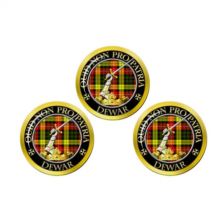 Dewar Scottish Clan Crest Golf Ball Markers