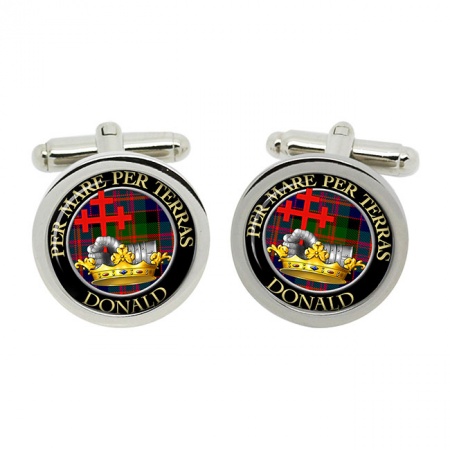 Donald of MacDonald Scottish Clan Crest Cufflinks