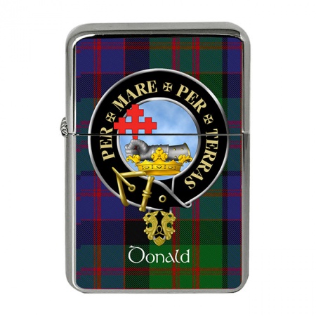 Donald of MacDonald Scottish Clan Crest Flip Top Lighter