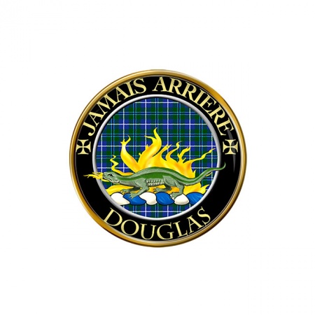 Douglas Scottish Clan Crest Pin Badge