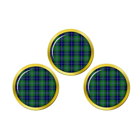 Douglas Scottish Tartan Golf Ball Markers