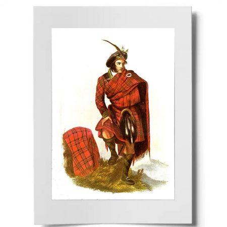 Drummond Scottish Clansman Ready to Frame Print