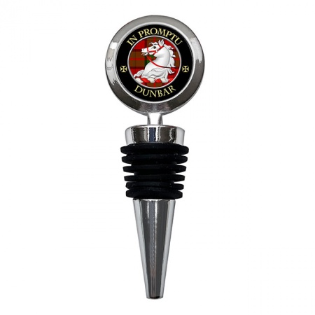 Dunbar Scottish Clan Crest Bottle Stopper