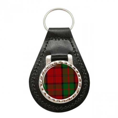 Dunbar Scottish Tartan Leather Key Fob