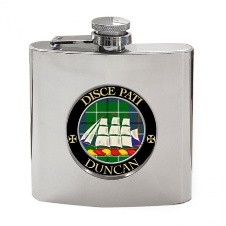 Duncan Scottish Clan Crest Hip Flask